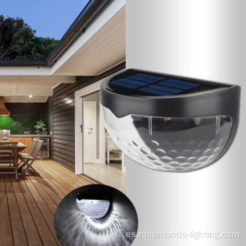 Lámpara de pared del sensor de movimiento de luz de pared al aire libre solar